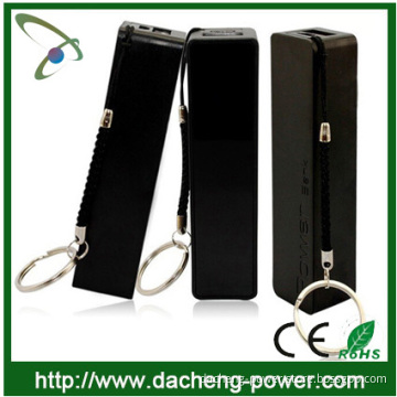 Factory wholesale 2600mah power bank with Keychain